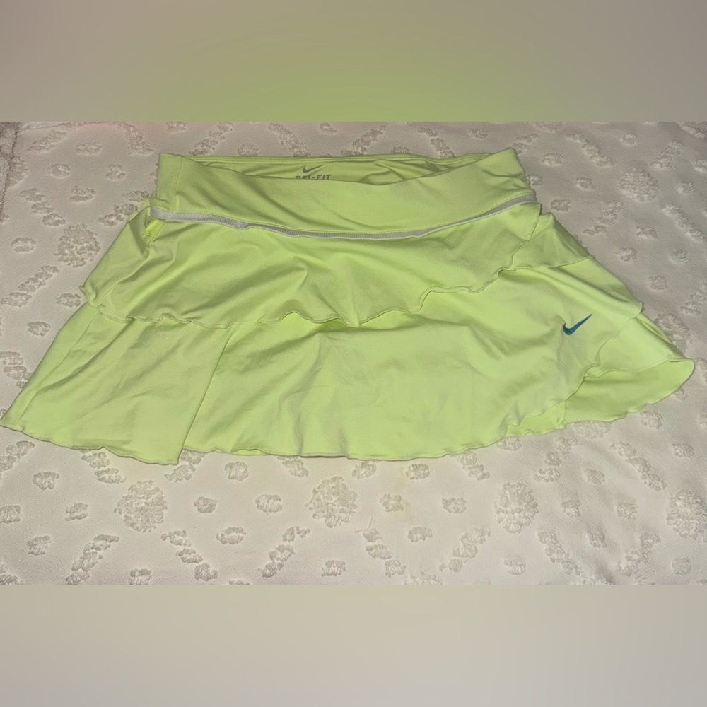 Nike Green Skater Mini Skirt with Pleats